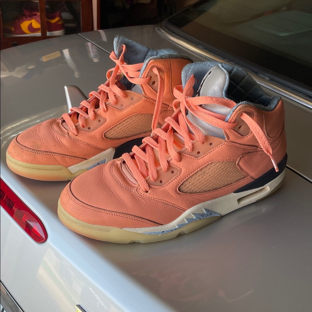 Jordan Athletic Shoes in Peach and Gray